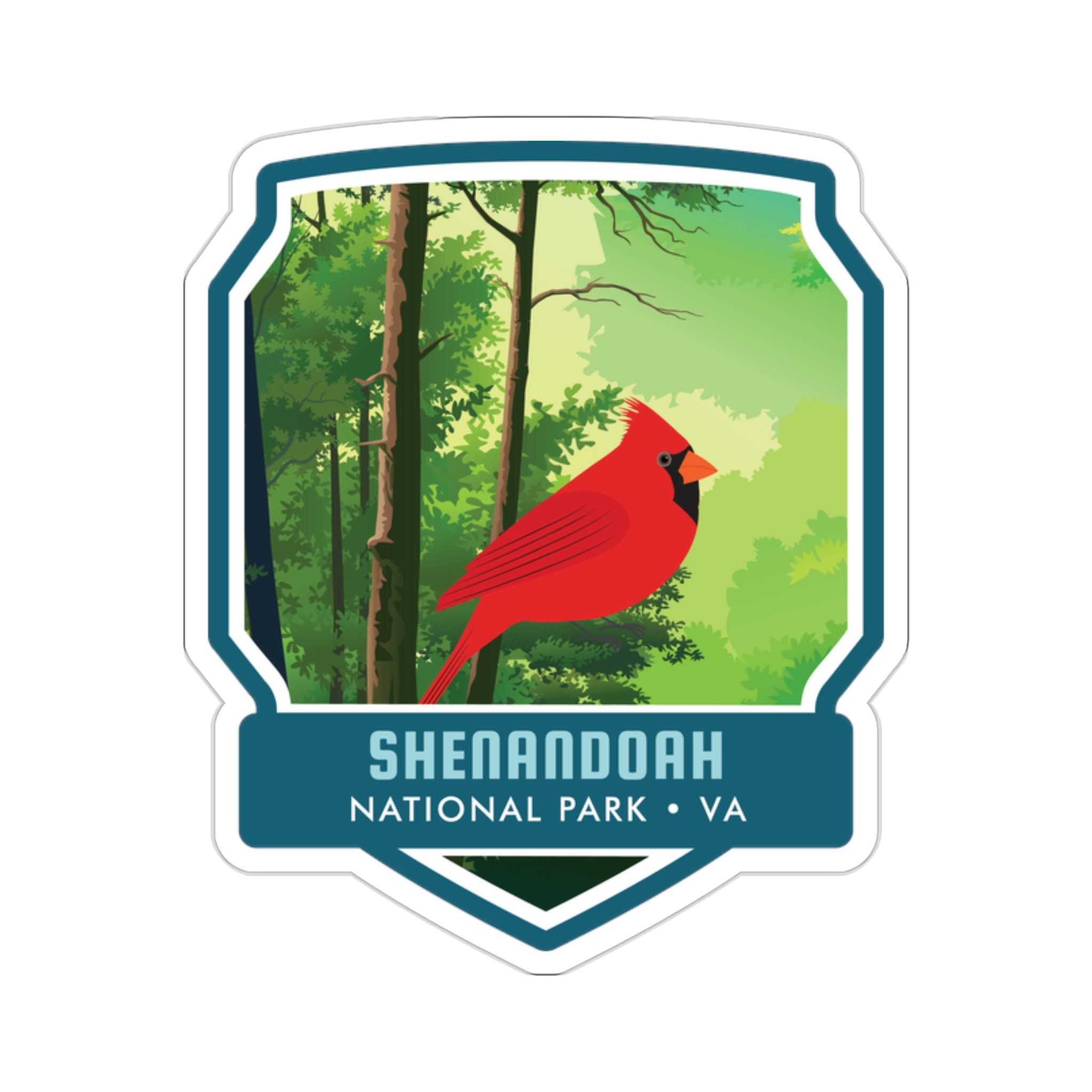 Embrace the Beauty of Shenandoah National Park with Our Stunning Sticker! - 5 Sizes