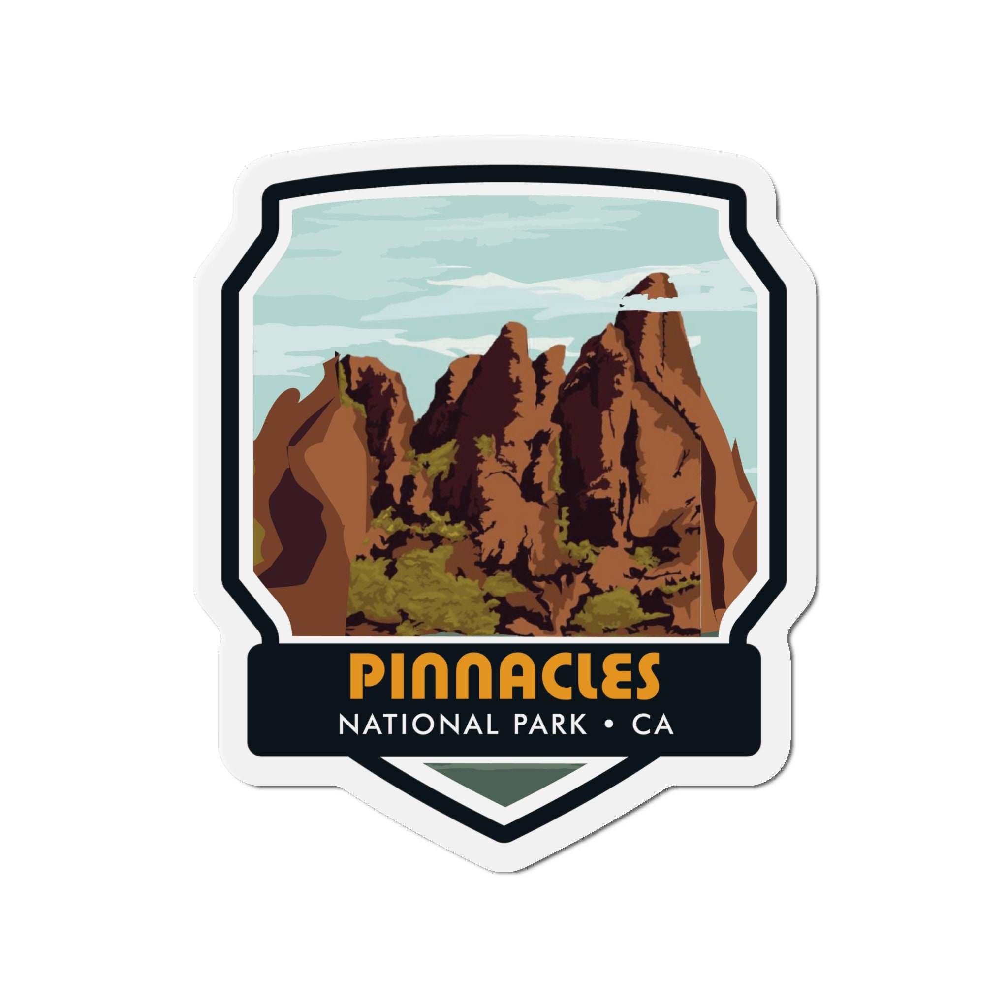 Bring the Beauty of Pinnacles National Park to Your Magnetic Surfaces with Our Captivating Magnet! - 5 Sizes