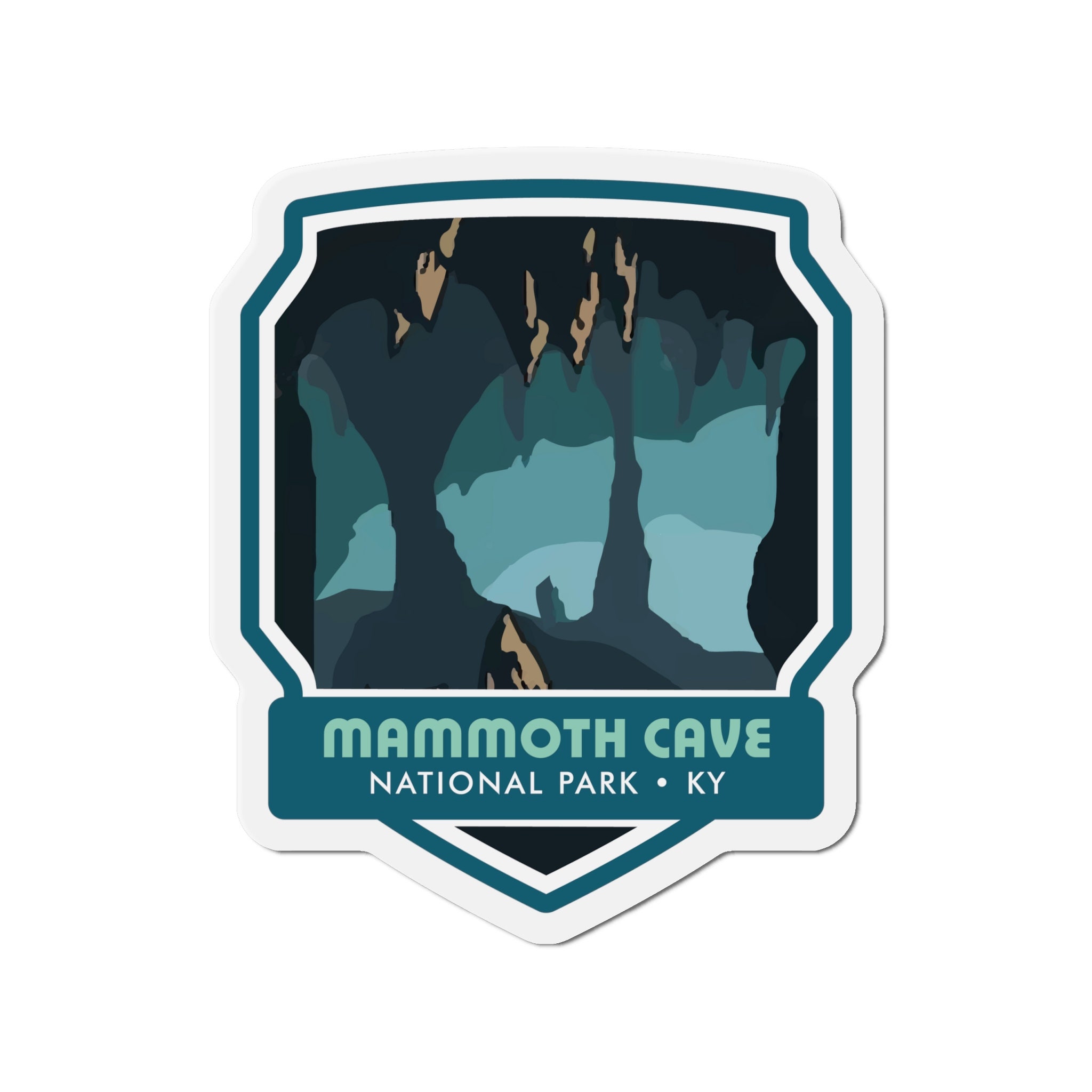 Bring the Magic of Mammoth Cave National Park to Your Magnetic Collection! - 5 Sizes