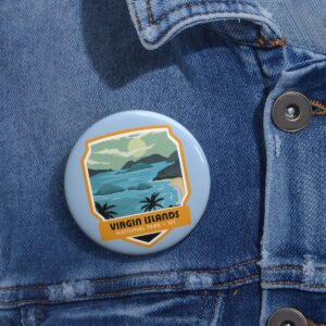 Virgin Islands National Park Button Pin – Wear Paradise Proudly