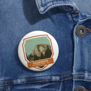 Yosemite National Park Button Pin – Wear the Beauty of the Wilderness