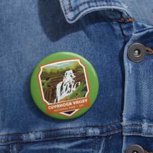 Cuyahoga National Park Button Pin – Wear the River's Charm
