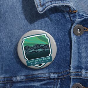 Gates of the Arctic National Park Button Pin – Wear the Wilderness