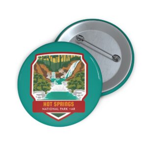 Hot Springs National Park Button Pin – Wear the Healing Charm