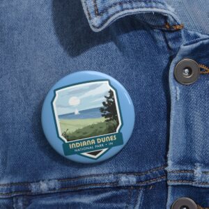 Indiana Dunes National Park Button Pin – Wear the Lakeshore Splendor