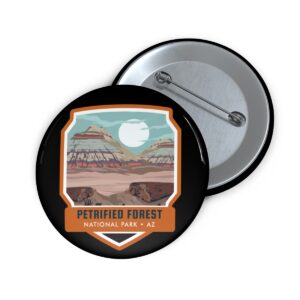 Petrified Forest National Park Button Pin – Wear the Ancient Stories