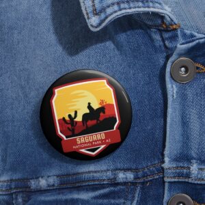 Saguaro National Park Button Pin – Wear the Desert's Beauty