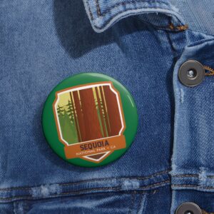 Sequoia National Park Button Pin – Wearable Natural Splendor