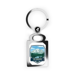 Mt. Rainier National Park Keyring – Carry the Alpine Majesty