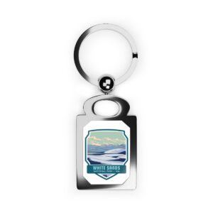 White Sands National Park Keyring – Carry the Beauty of the Dunes Everywhere