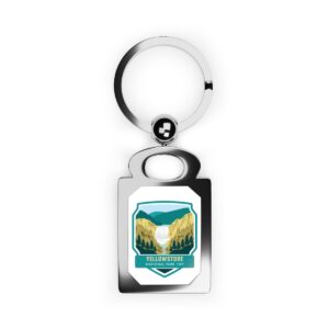Yellowstone National Park Keyring – Carry the Wilderness with You