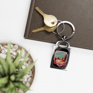Badlands National Park Keyring – Carry the Frontier's Spirit