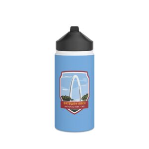 Gateway Arch National Park Stainless Steel Water Bottle – Sip the Spirit of Innovation