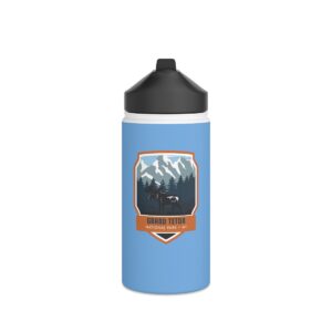 Grand Teton National Park Stainless Steel Water Bottle – Sip the Majesty of the Tetons