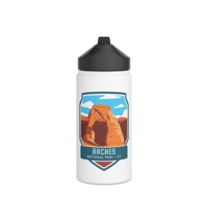 Arches National Park Stainless Steel Water Bottle – Quench Your Desert Thirst
