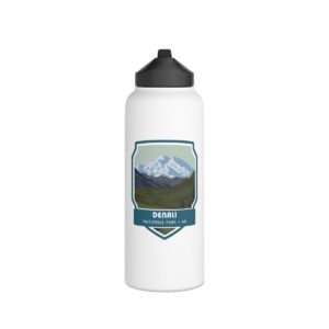 Denali National Park Stainless Steel Water Bottle – Sip the Majesty of the Wilderness