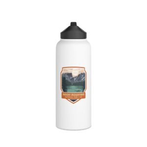 Rocky Mountains National Park Stainless Steel Water Bottle – Sip the Alpine Bliss