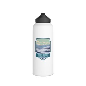 White Sands National Park Stainless Steel Water Bottle – Hydration meets Natural Beauty
