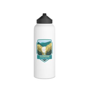 Yellowstone National Park Stainless Steel Water Bottle – Sip in Scenic Serenity