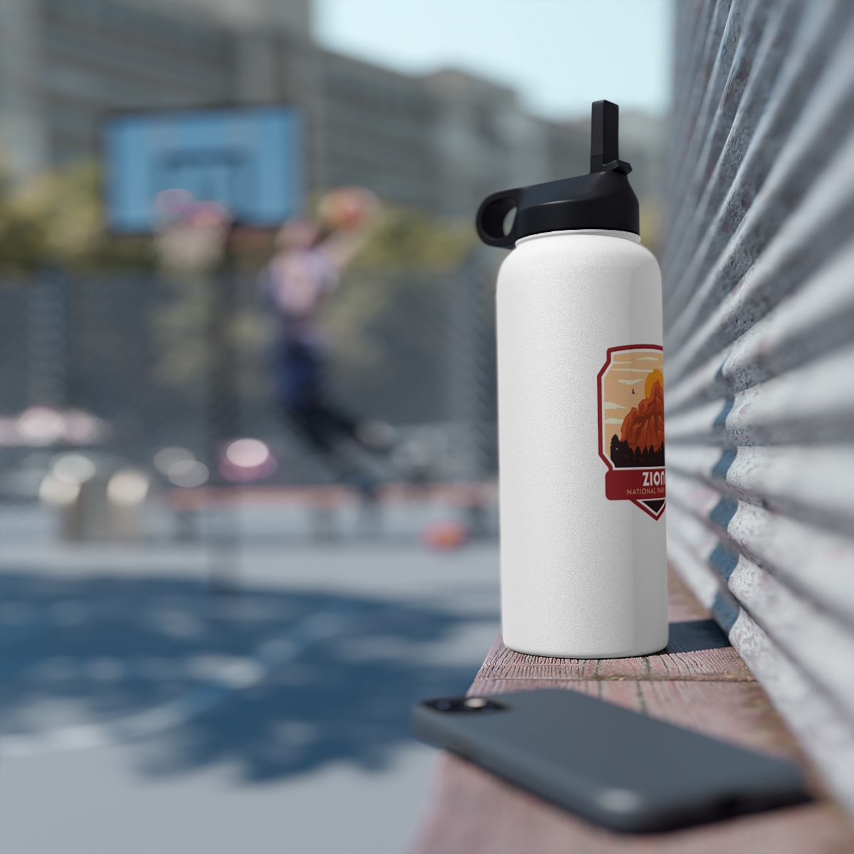 Zion National Park Stainless Steel Water Bottle – Stay Refreshed