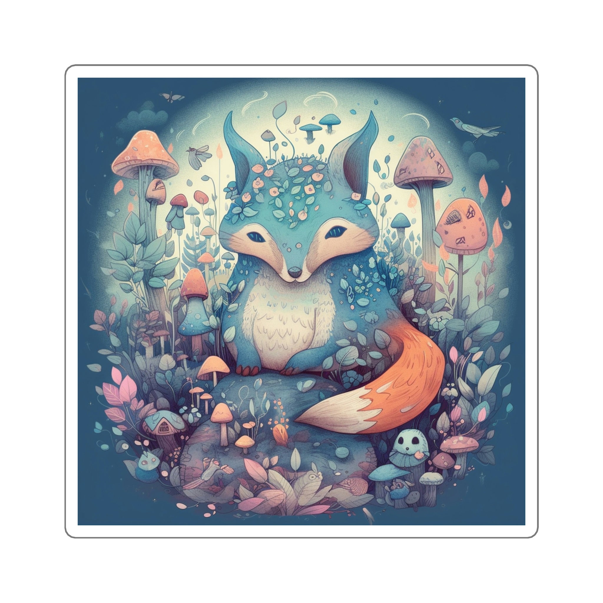 Bring a Dreamy Touch to Your Items with Our Whimsical Cute Animal Sticker