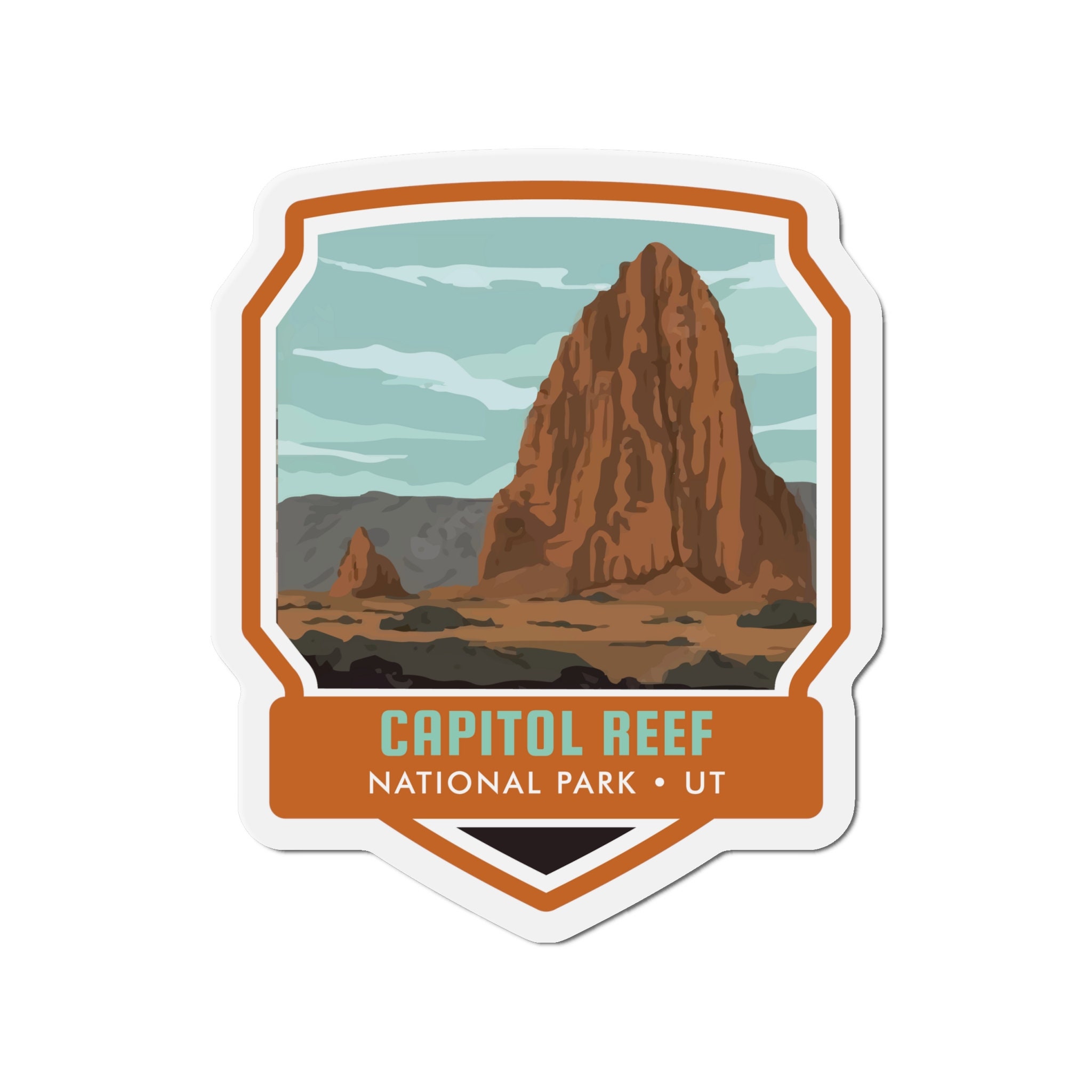 Capture the Essence of Capitol Reef National Park with our Vibrant Magnet! - 5 Sizes
