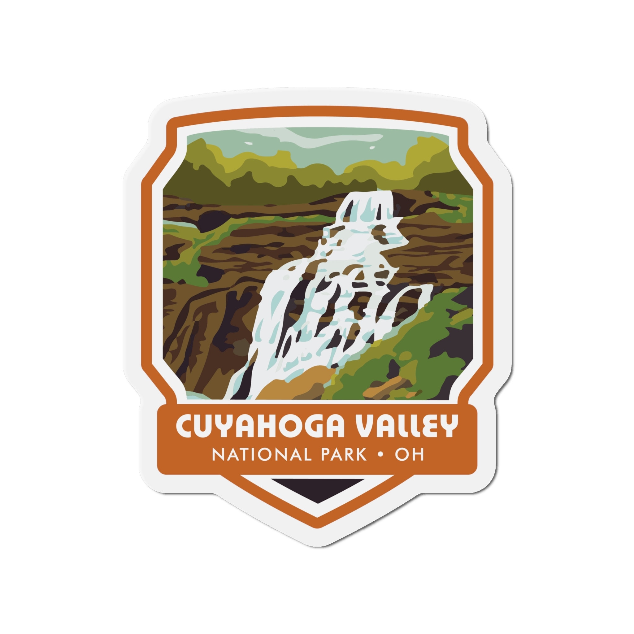 Immerse Yourself in the Beauty of Cuyahoga Valley National Park with our Captivating Magnet! - 5 Sizes