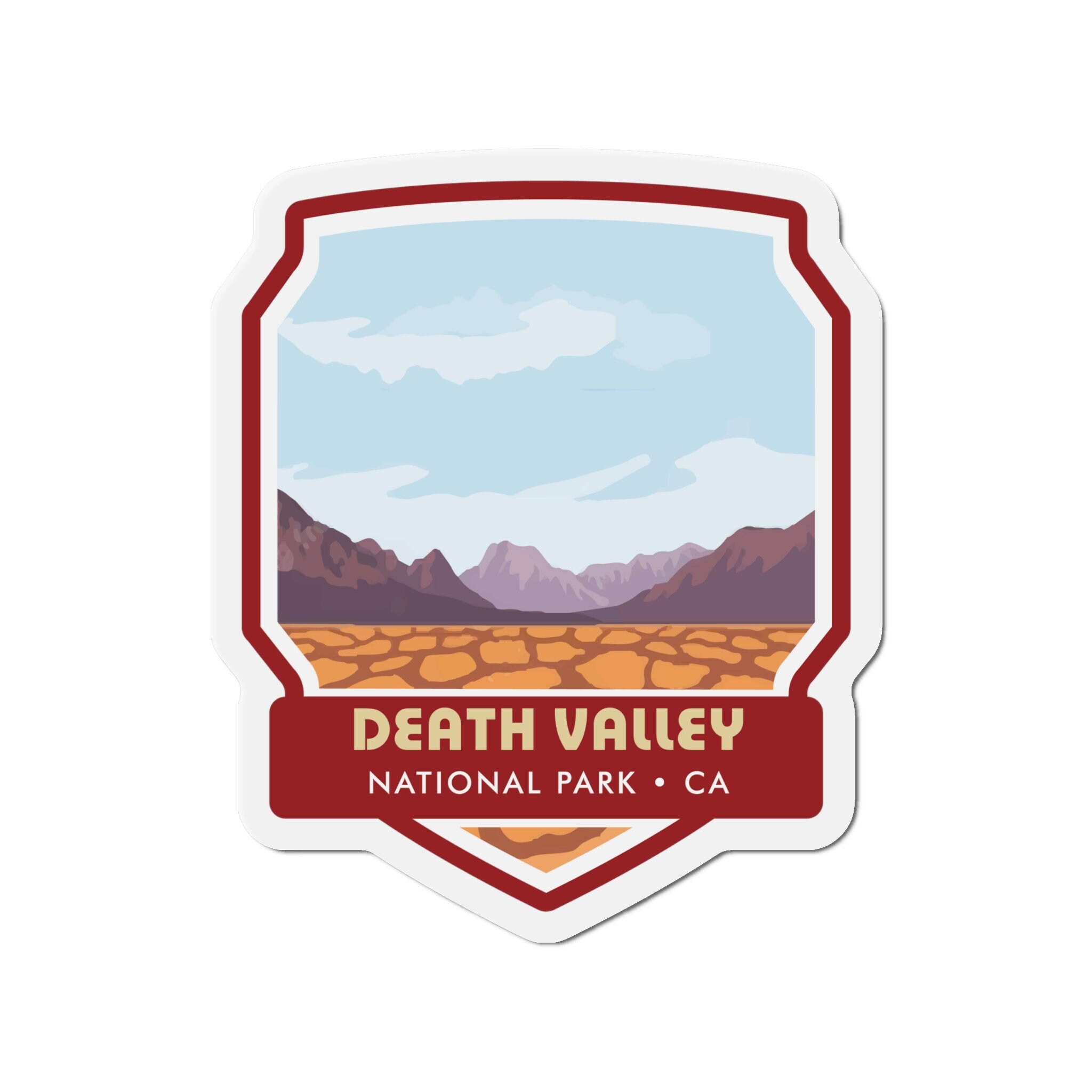 Embrace the Majestic Wilderness of Death Valley National Park with our Captivating Magnet! - 5 Sizes