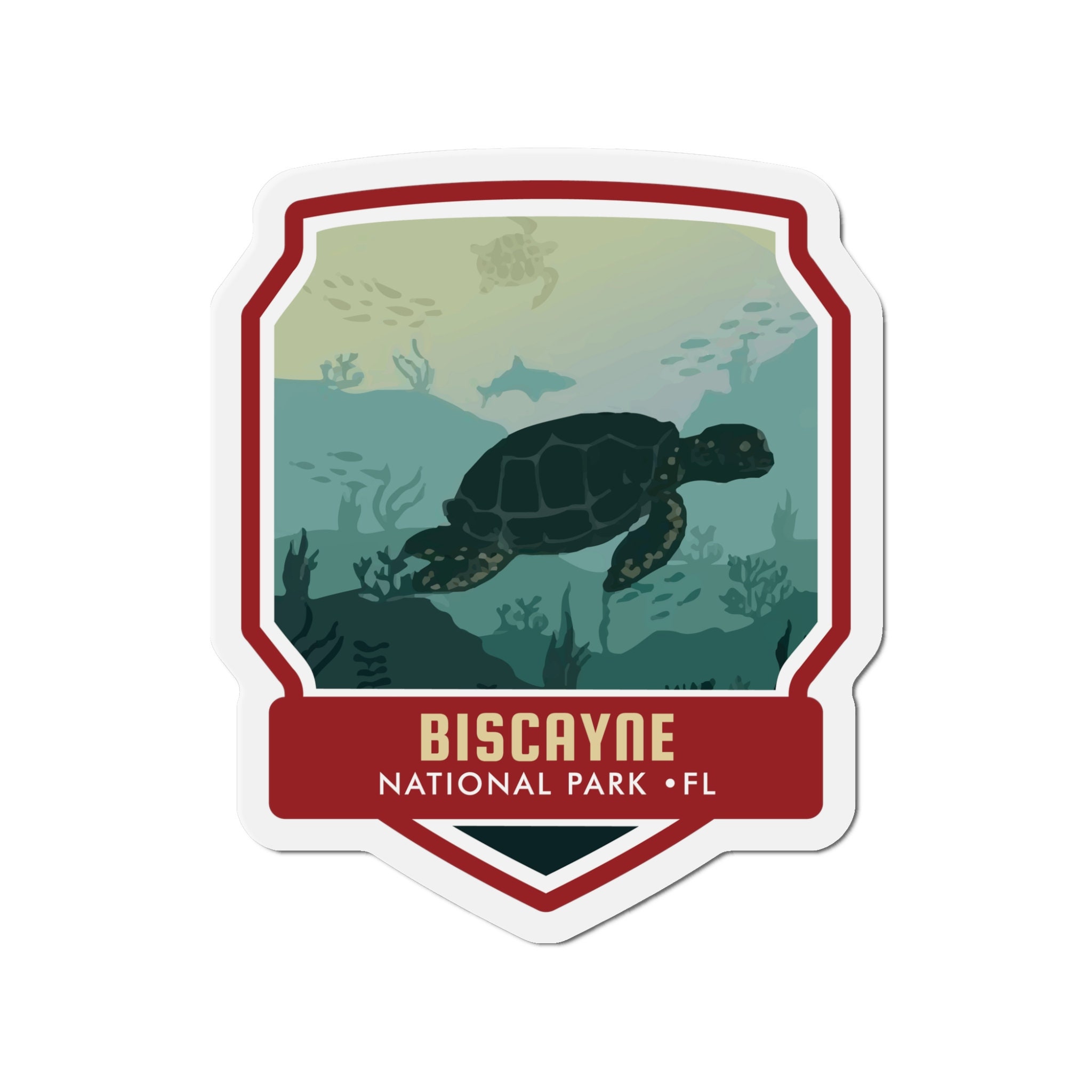 Dive into the Splendor of Biscayne National Park with our Stunning Magnet!