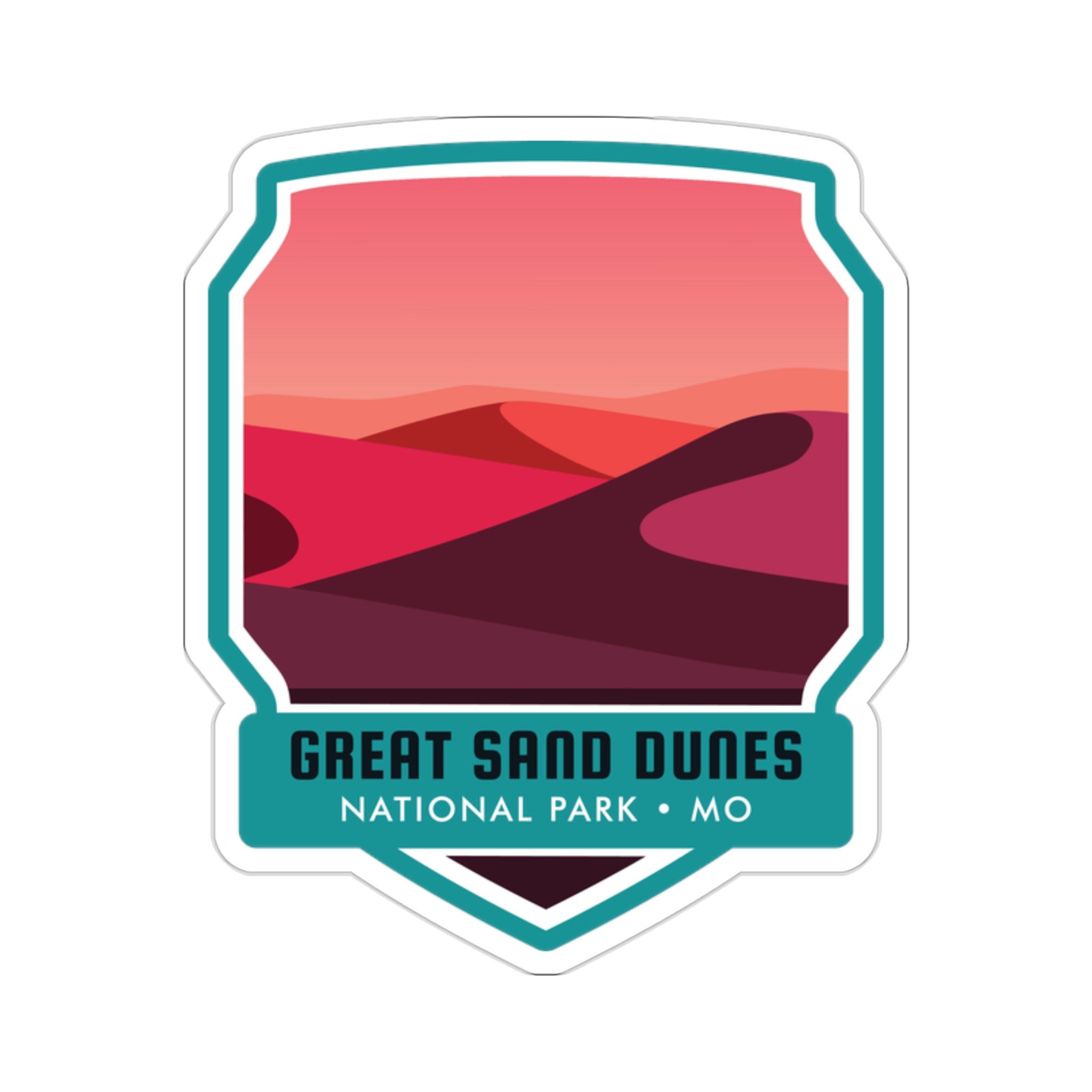 Embrace the Magic of Great Sand Dunes National Park with our Enchanting Sticker! - 5 Sizes