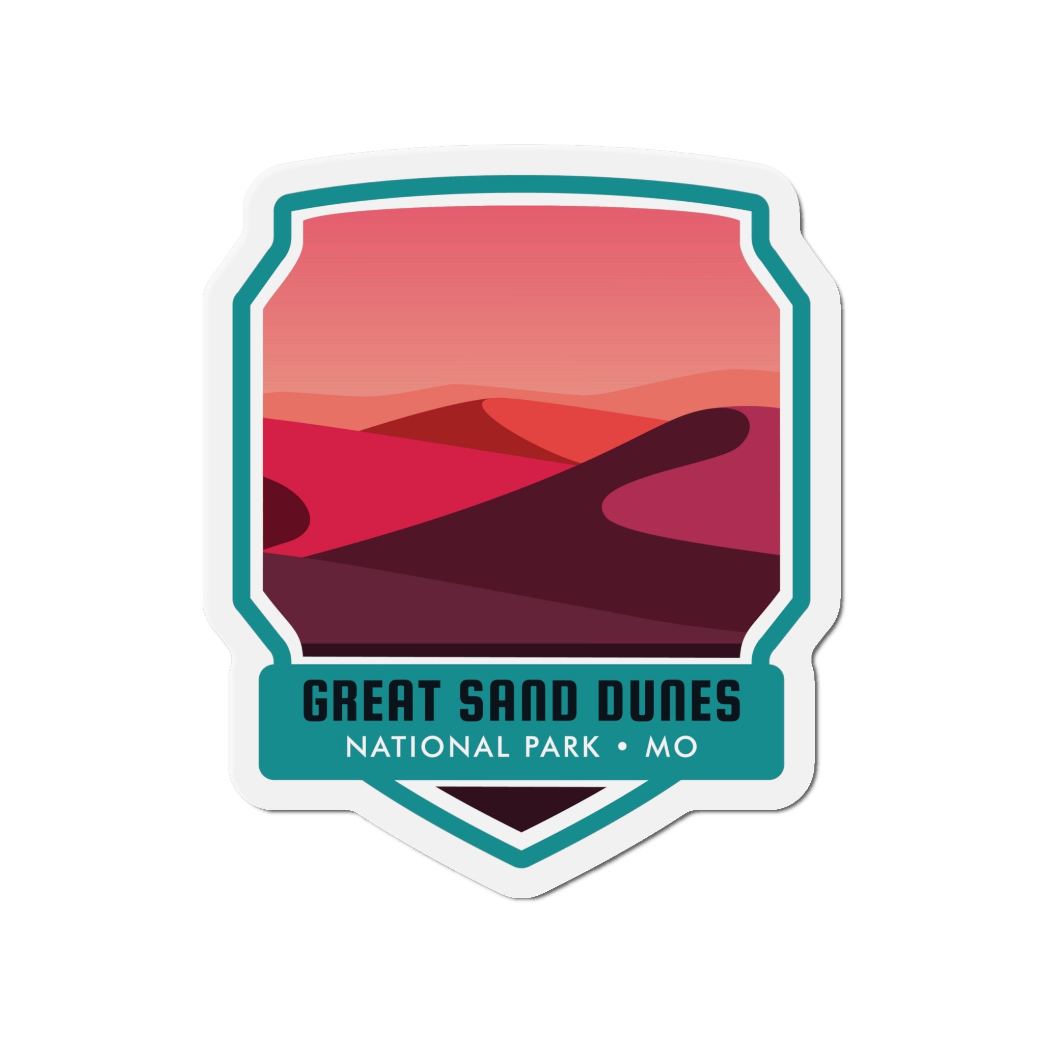 Bring the Beauty of Great Sand Dunes National Park to Your Magnetic Spaces with our Captivating Magnet! - 5 Sizes
