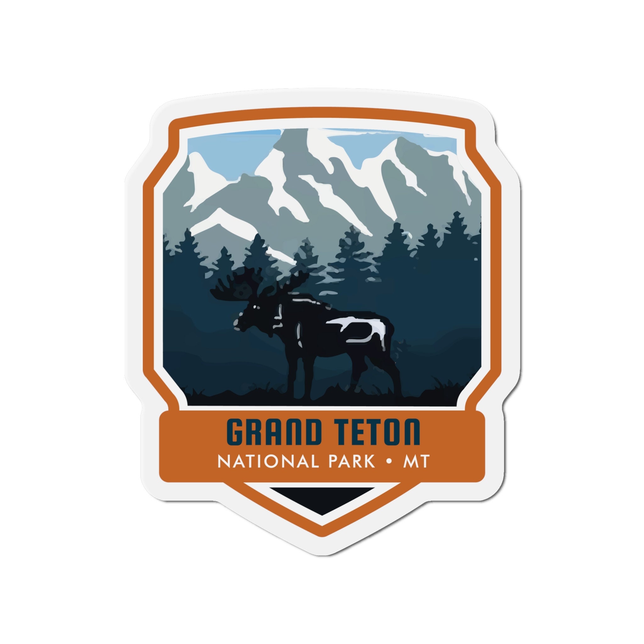 Bring the Beauty of Grand Teton National Park to Life with our Captivating Magnet! -  5 Sizes
