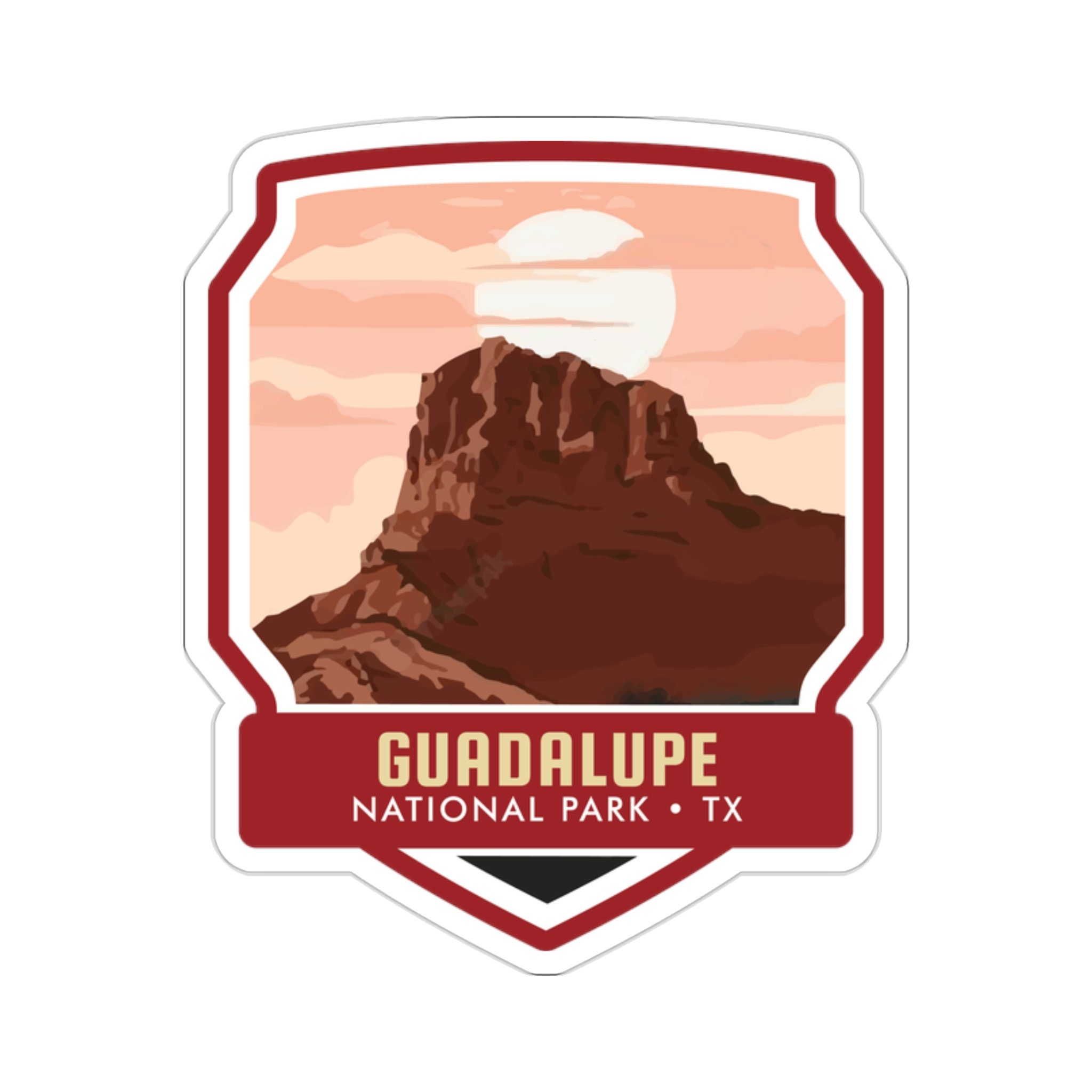 Discover the Beauty of Guadalupe National Park with our Exquisite Sticker! - 5 Sizes