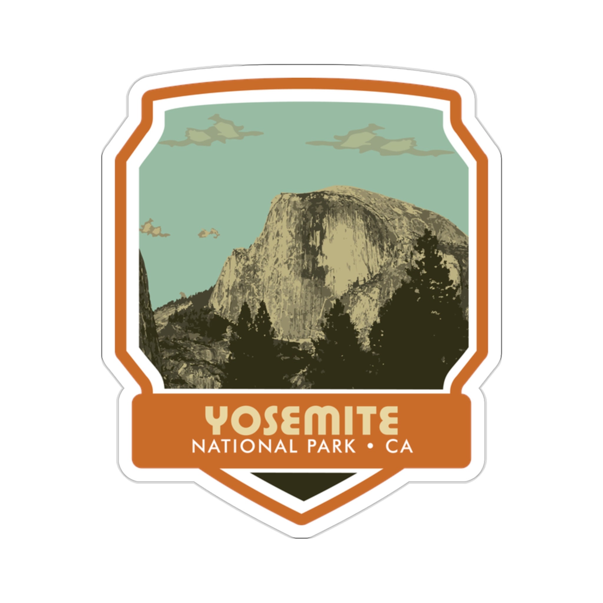 Experience the Majestic Beauty of Yosemite National Park with Our Enchanting Sticker! - 5 Sizes