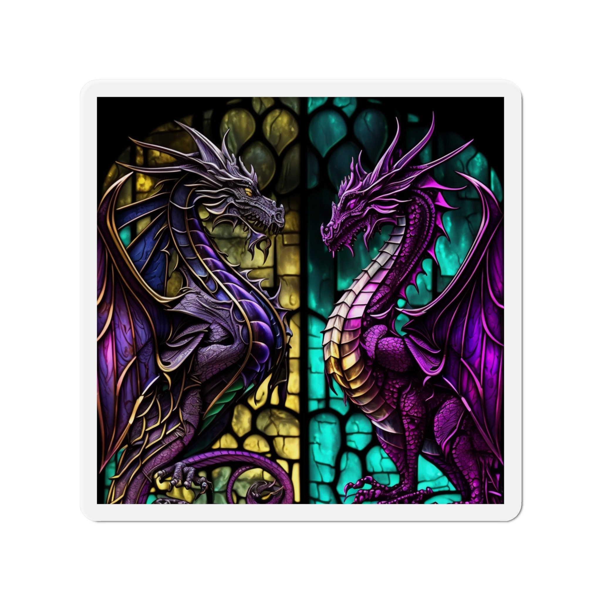 Enchanted Dragon Magnet - Unleash the Magic and Awaken Your Inner Power! Let Dragons Add a Touch of Mystery to Your World - 5 Sizes