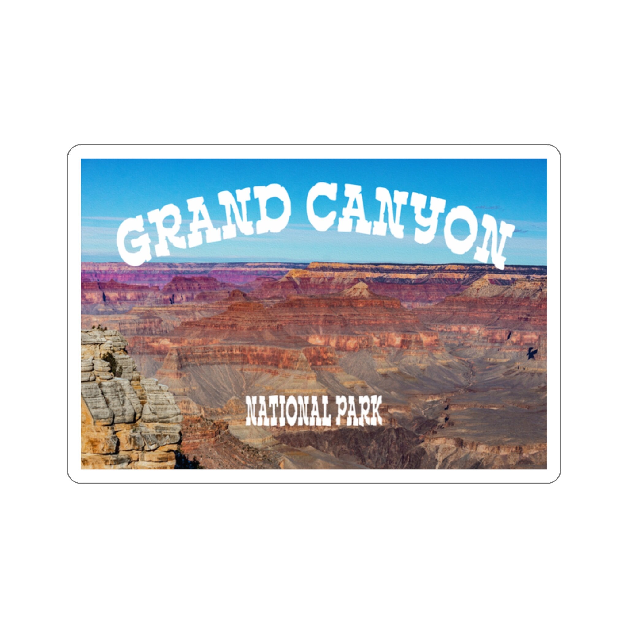 Grand Canyon National Park Sticker - Discover in Sizes 2" to 6"!